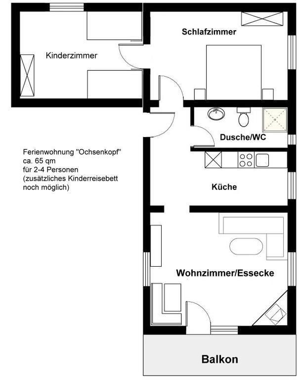 Haus Rosenbuehl Bed & Breakfast Warmensteinach Luaran gambar